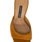 Women Leather Mules 8504 Camoscio Cuoio