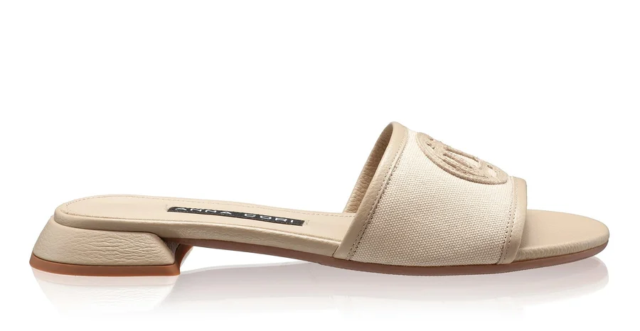 Women Leather Mules 8082 Bottalato+Tess Taupe