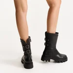 Women’s Genuine Leather Boots 8157 Vitello Black