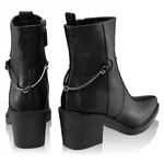 Women Leather Boots 8216 Vitello Black