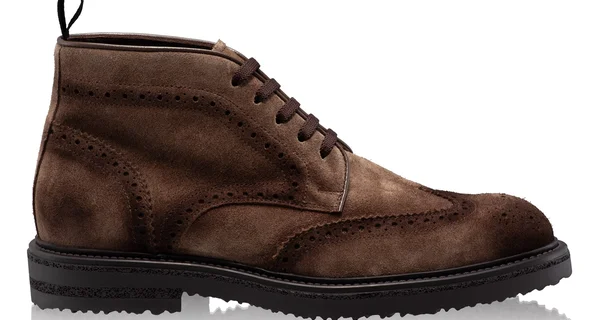 Men Suede Leather Boots 7742 Crosta Taupe