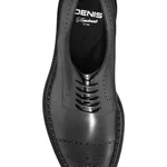 Men Genuine Leather Shoes 7027 Vitello Black