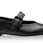 Women Ballerina Flats 8231 Vitello Black