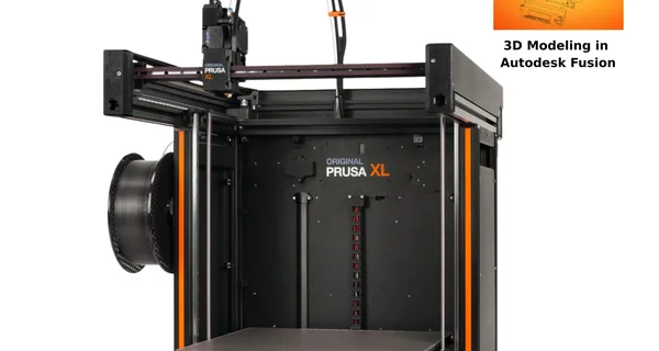 Original Prusa XL Assembled Single-toolhead 3D Printer Autodesk Fusion bundle