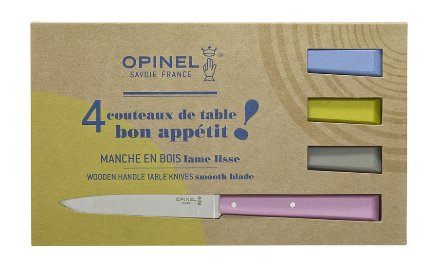Coffret de 4 couteaux de table N°125 Bon Appétit Campagne