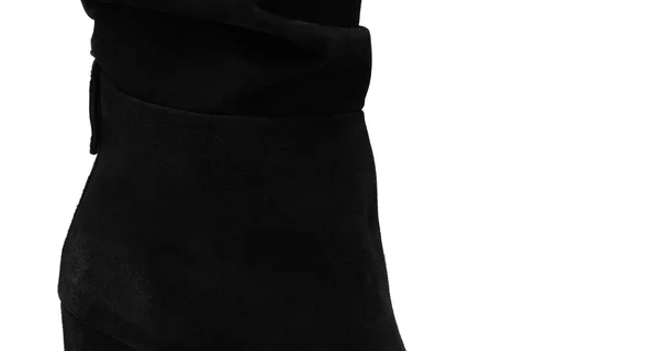 Women Suede Leather High-heel Boots 6399 Camoscio Black
