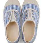 Star Kid Elastic Gingham Blue