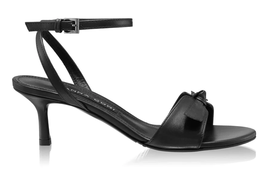 Women Leather Sandals 8110 Vitello Black