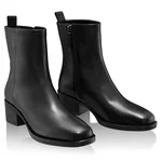 Women Leather Boots 8155 Vitello Black