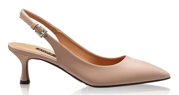 Kitten heel Slingback Pumps 7552 Lac Nude