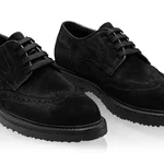 Men Leather Loafers 7740 Crosta Black