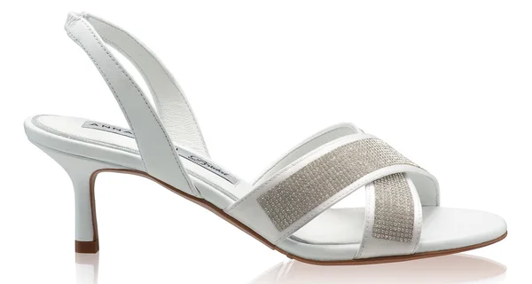 Women Leather Sandals 8451 Vitello White