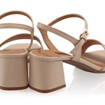 Mid-heel Sandals 7833 Nappa Nude