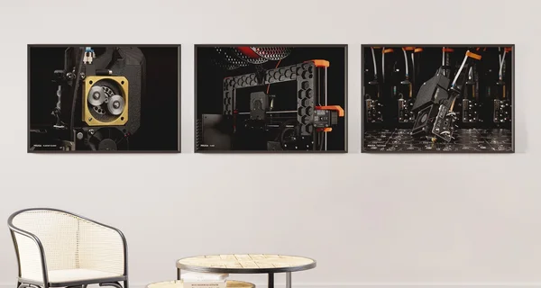 Prusa Technical Art - Set of 3 Posters