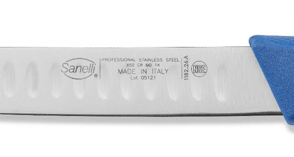 Sanelli Coltello Scimitarra Olivato Cm.26 Azzurro