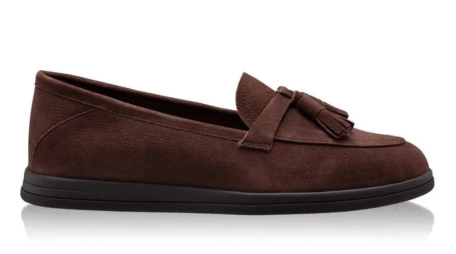Women Casual Suede Loafers 8002 Crosta Maro