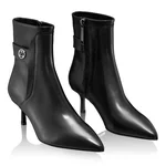 Women's genuine leather ankle boots 8194 Vitello Black
