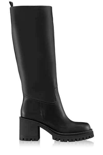Women Leather Boots 7960 Vitello Black