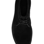 Men Suede Leather Boots 7741 Crosta Black