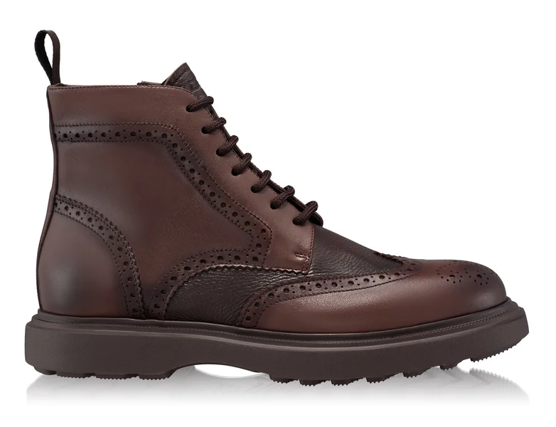 Men leather boots 7679 Vitello T.Moro