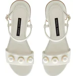 Women Leather Sandals 8310 Bottalato Panna