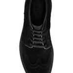 Men Suede Leather Boots 7742 Crosta Black