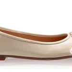 Women Ballerina Flats 8103 Vitello Panna