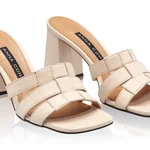 Women Leather Mules 8012 Vitello Nude
