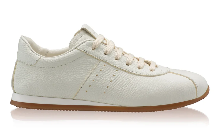 Women leather sport shoes 8327 Bottalato Panna