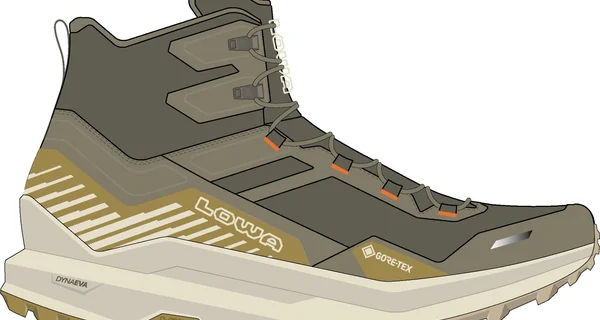 FLOWTERRA GTX QC - OLIVE/AMBER GREEN