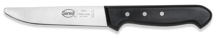 Sanelli Coltello Lama Liscia Punta Tonda Cm.13