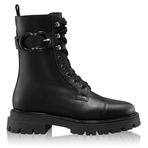 Women Leather Ankle-Boots 8219 Vitello Black
