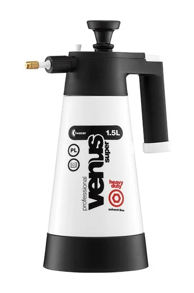 Kwazar Venus Super HD Solvent Line Pumpsprüher 1,5 Liter (für Lösemittel geeignet)