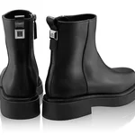 Women Leather Ankle-Boots 7883 Vitello Black