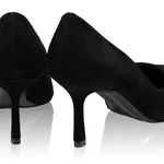 High-heel Pointed Toe Pumps 8026 Camoscio Black