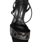 Women Leather Sandals 8469 Vitello Black