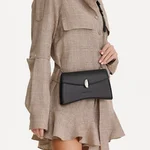 LIORA 03 VITELLO STAMP BLACK