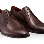 Elegant Men Shoes 6856 Vitello Foro T.Moro