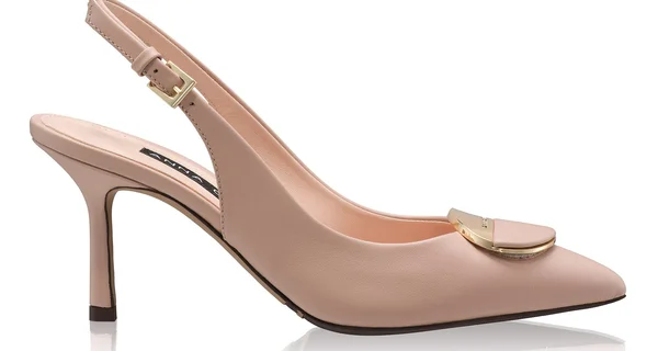 Mid-heel Slingback Pumps 8062 Vitello Nude