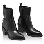 Women Leather Boots 8216 Vitello Black