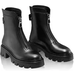 Women Leather Boots 8183 Vitello Black