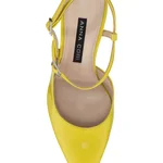 Mid-heel Slingback Pumps 8460 Lac Yellow