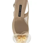 Elegant Women’s Shoes 8086 Nappa+Mesh Beige