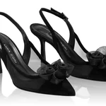 Elegant Women’s Shoes 8086 Camoscio+Mesh Black