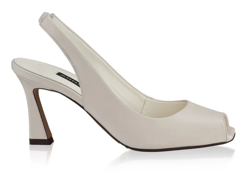 Women Leather Sandals 8348 Vitello Avorio