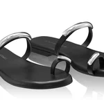 Women Leather Mules 8467 Vitello Black