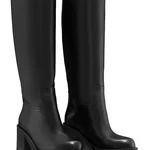 Women Leather Boots 7960 Vitello Black