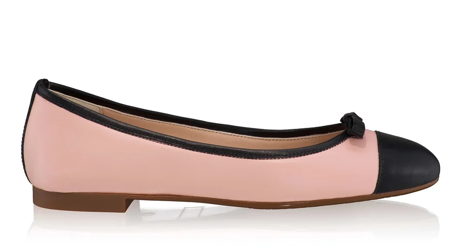 Women's Ballerinas 8361 Vitello Pink+Black
