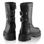 Women’s Genuine Leather Boots 8157 Vitello Black
