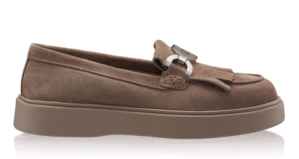 Women Casual Genuine Leather Loafers 8137 Crosta Gri